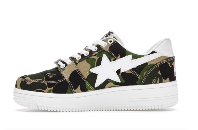 A Bathing Ape Bape Sta Low ABC Camo 20th Anniversary Green