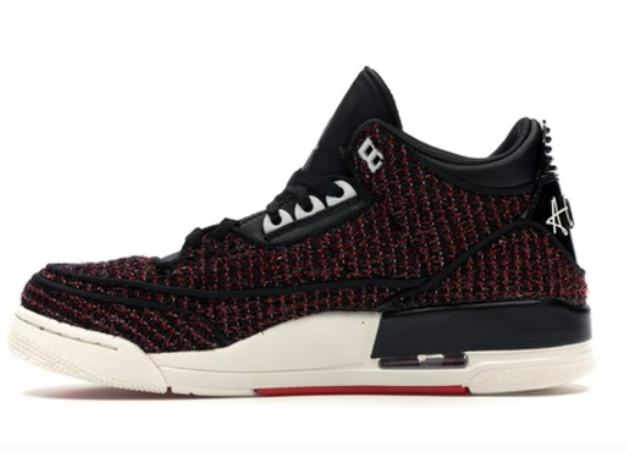 Jordan 3 Retro AWOK Vogue University Red
