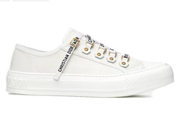 D10r Walk'N'D10r Low Top White Canvas