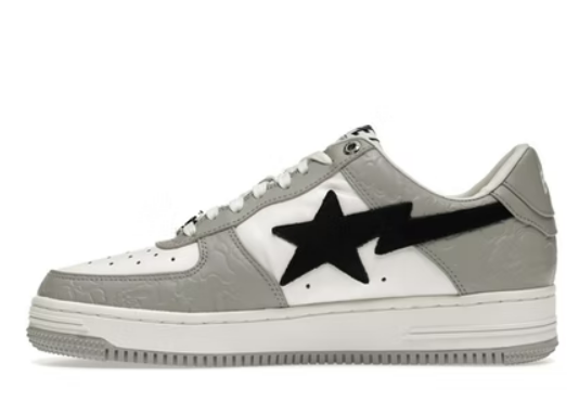 A Bathing Ape Bape Sta Low Grey Black
