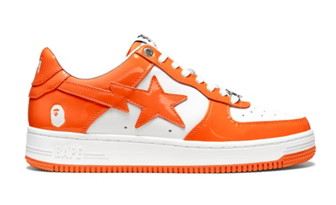 A Bathing Ape Bape Sta Low Orange