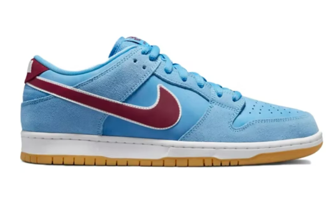 Nike SB Dunk Low Valour Blue Team Maroon