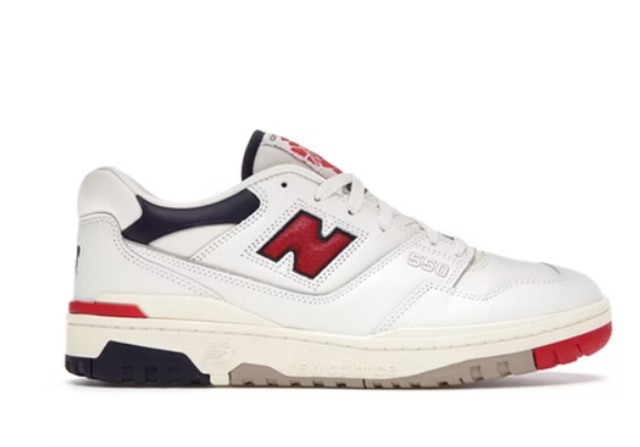 New Balance 550 Aime Leon Dore White Navy Red