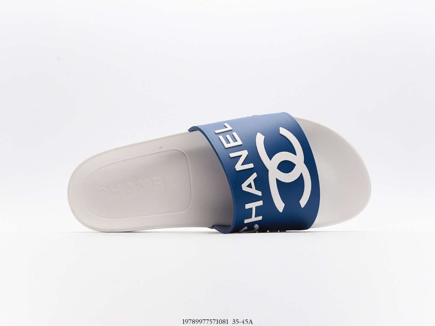 Ch**el Logo Bi-color Plain Sandals