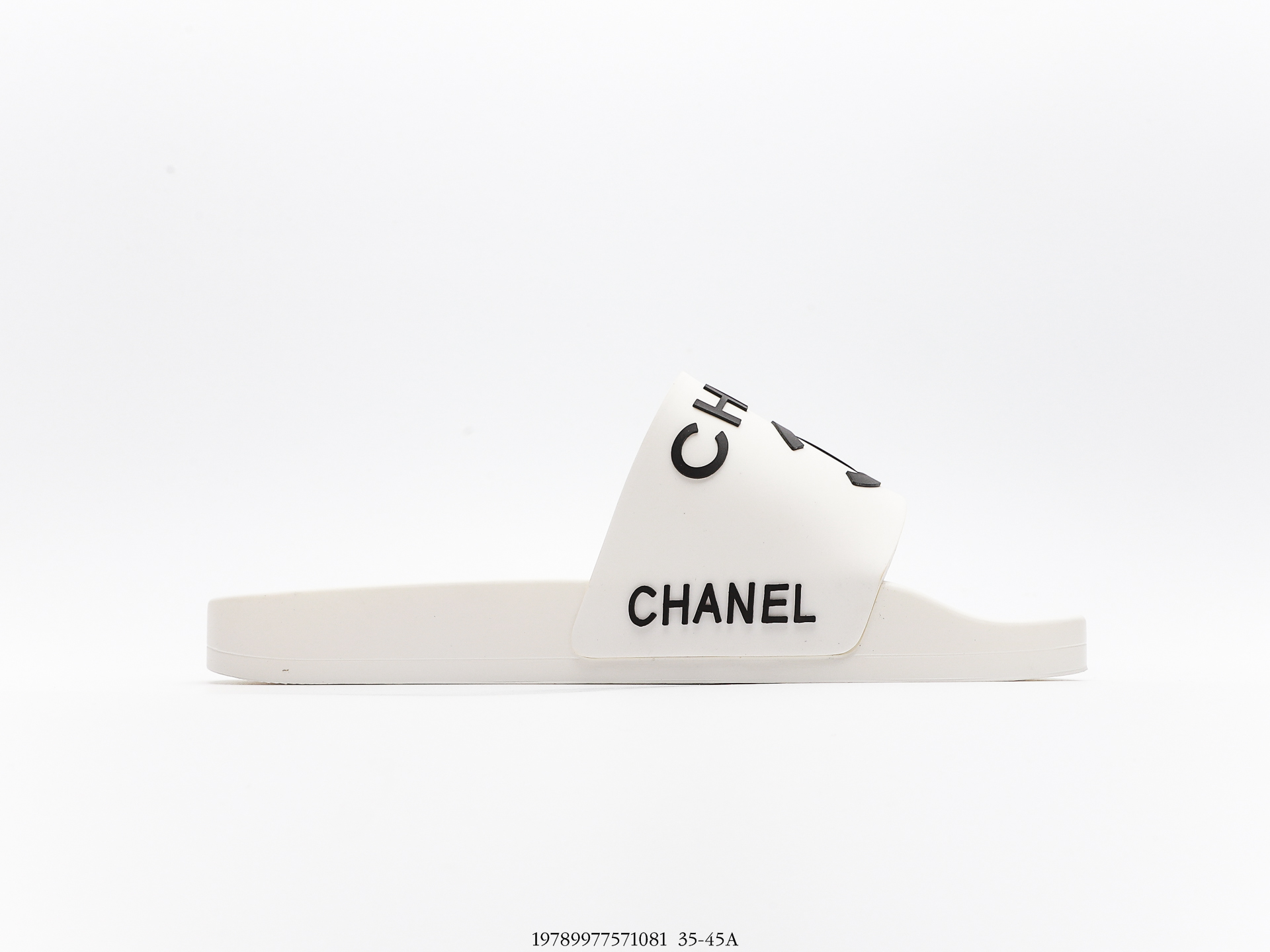 Ch**el Logo Bi-color Plain Sandals