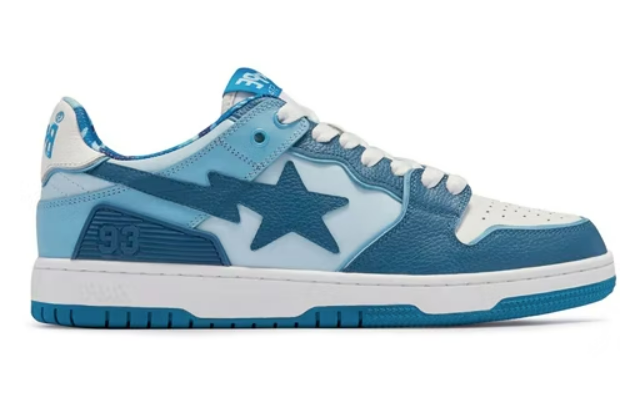 A Bathing Ape Bape SK8 Sta ABC Camo Blue (2022)