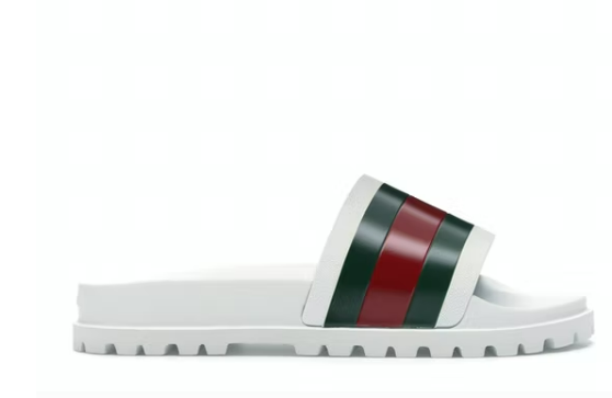 Gvc*1 Web Slide Sandal White