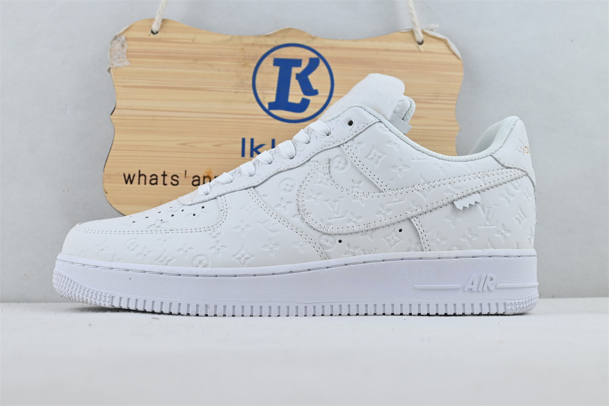 L0vis Vvtt0n Nike Air Force 1 Low By Virgil Abloh white