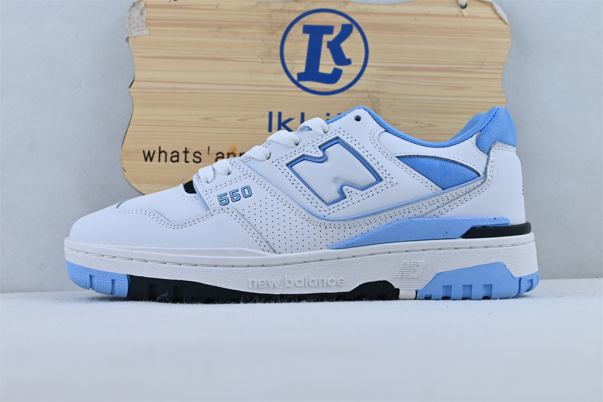 New Balance 550 UNC White University Blue