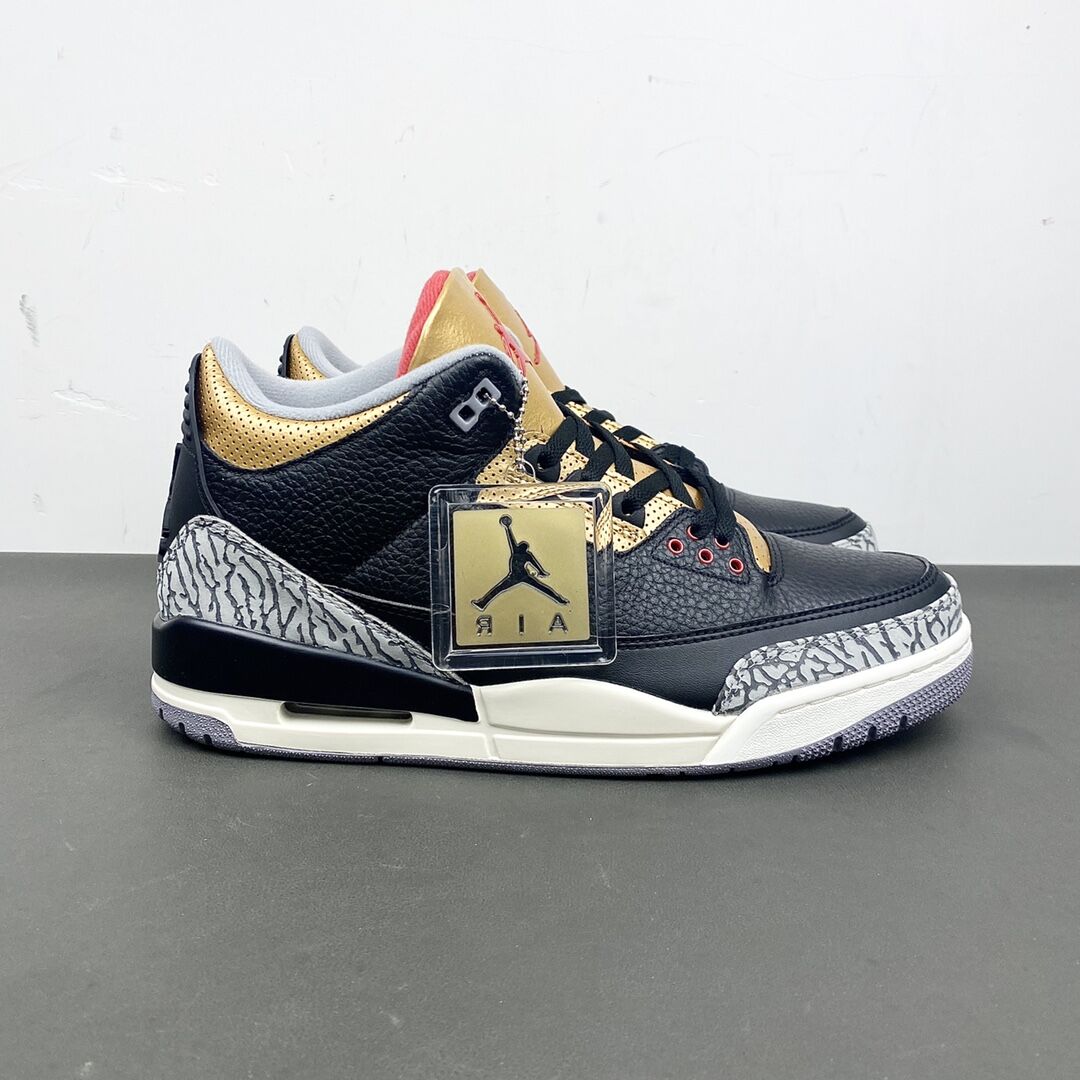 Air Jordan 3 Retro ''Black Gold'' 2022