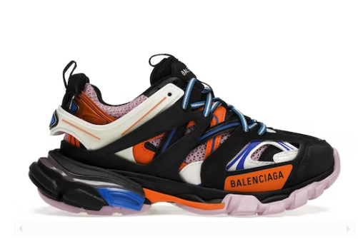 Ba1en*iaga Track Trainers Black Orange