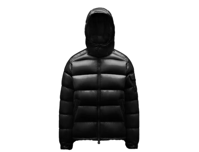 Moncler Maya Short Down Jacket Black