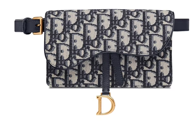 D10r Oblique Saddle Clutch Belt Blue ( 3.9H 6.6W )