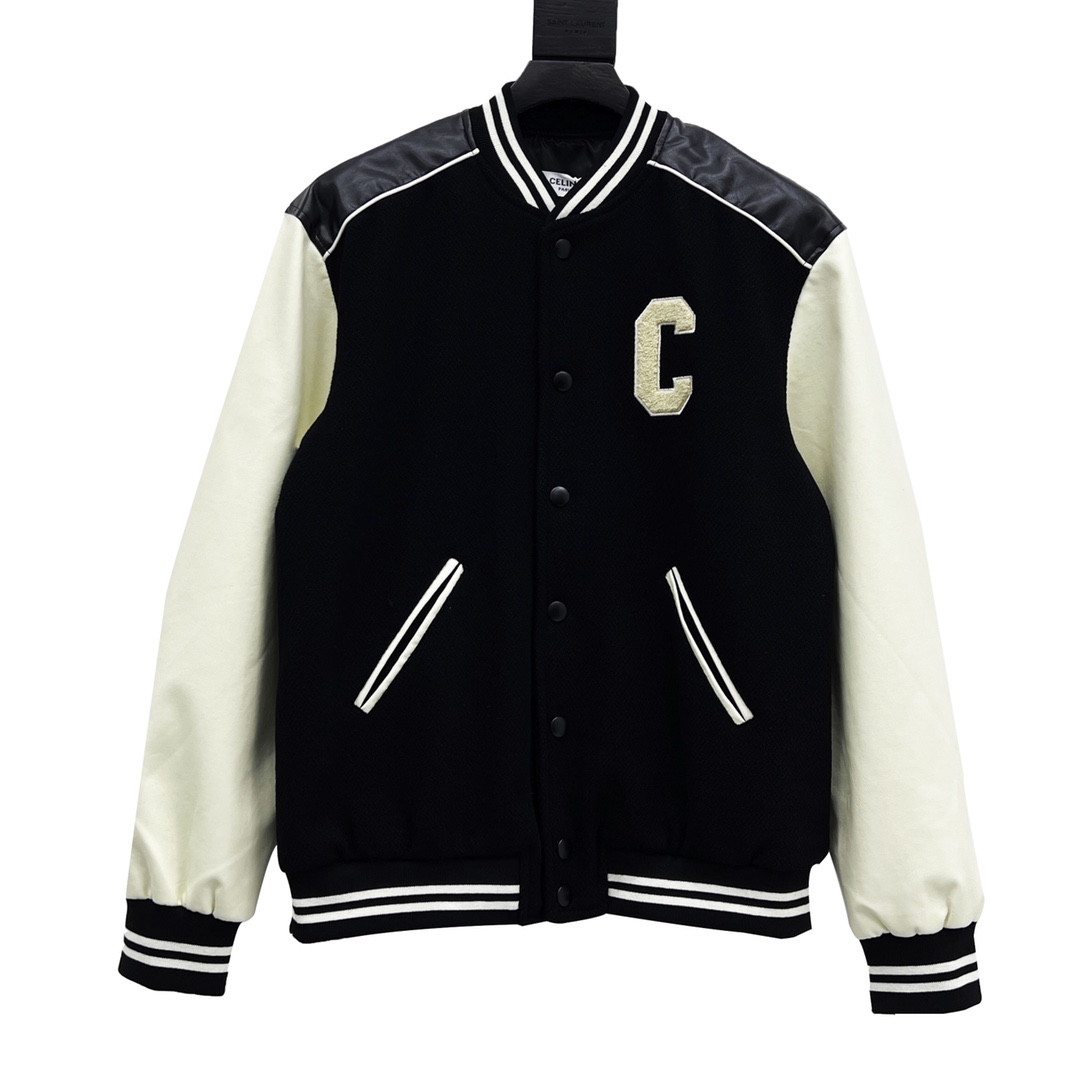 Ce1i*e Oversized Wool Teddy Jacket Black