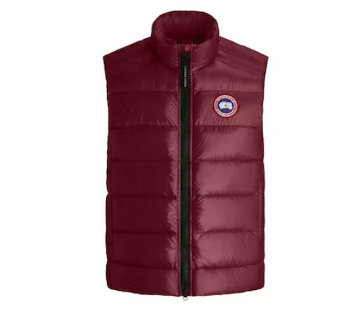 Can*a G00se Crofton Down Vest Inferno Red