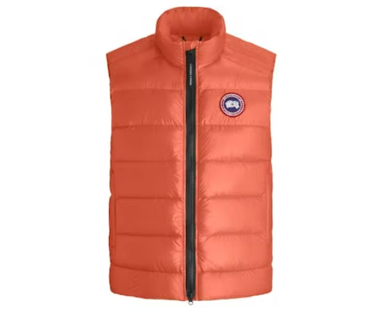 Can*a G00se Crofton Down Vest Signal Orange