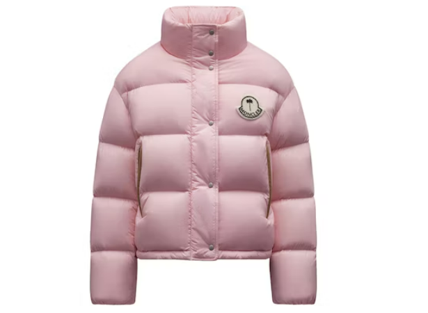 Moncler x Palm Angels Antora Short Down Jacket Light Pink