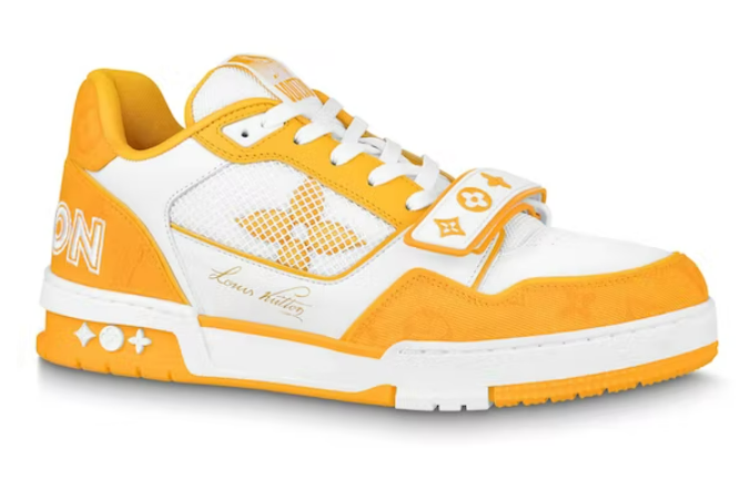 L0vis Vvtt0n Trainer Monogram Denim Yellow