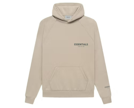 Fear of God Essentials Core Collection Pullover Hoodie String/Tan