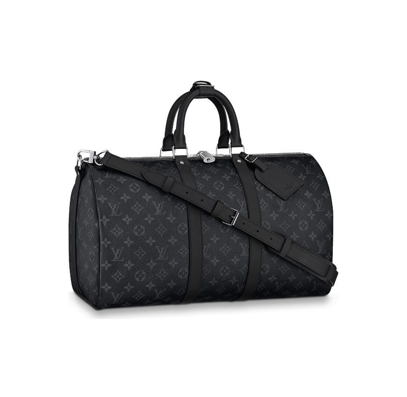 L0vis Vvtt0n Keepall Bandouliere Monogram Eclipse  Black/Grey