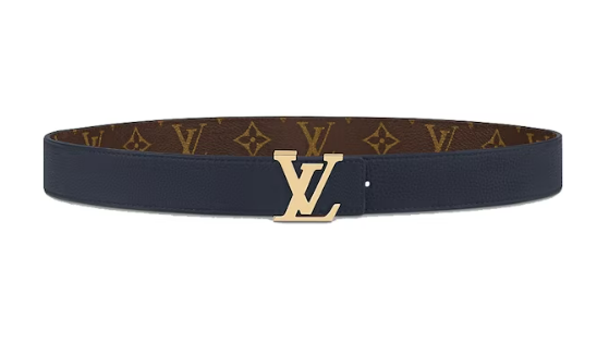 L0vis Vvtt0n LV Initiales 30MM Reversible Belt Blue/Monogram