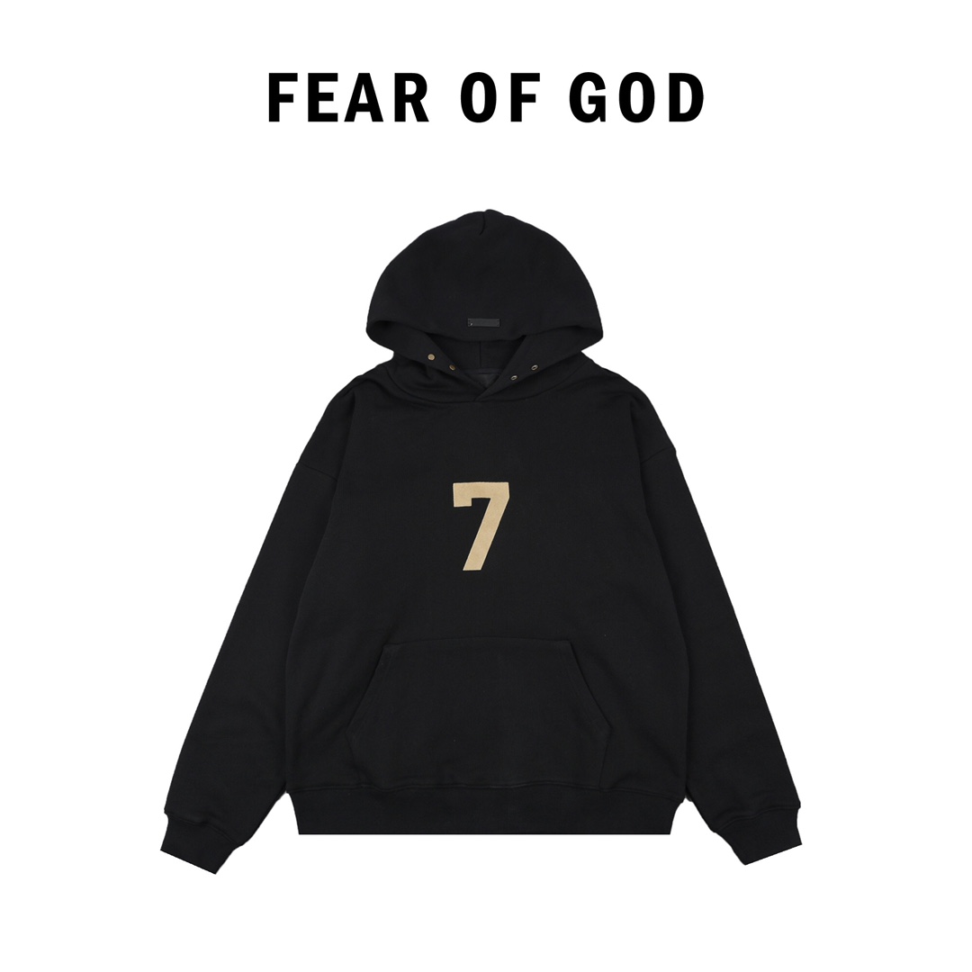 Fear of God Essentials Hoodie Black