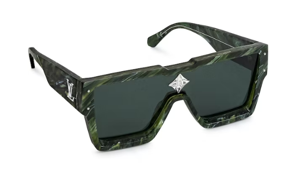 L0vis Vvtt0n Sunglasses Cyclone Green Marble
