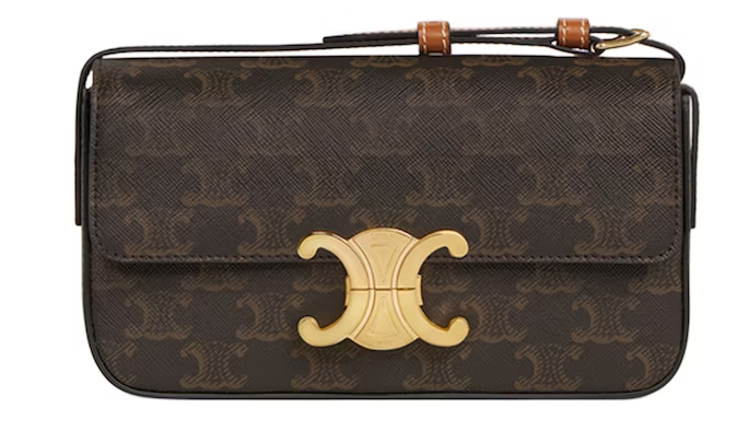 Ce1i*e Triomphe Shoulder Bag Triomphe Tan