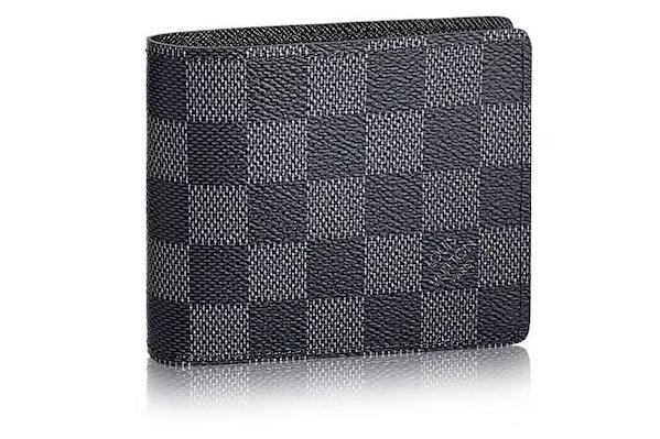 L0vis Vvtt0n Wallet Slender Damier Graphite Gray/Black