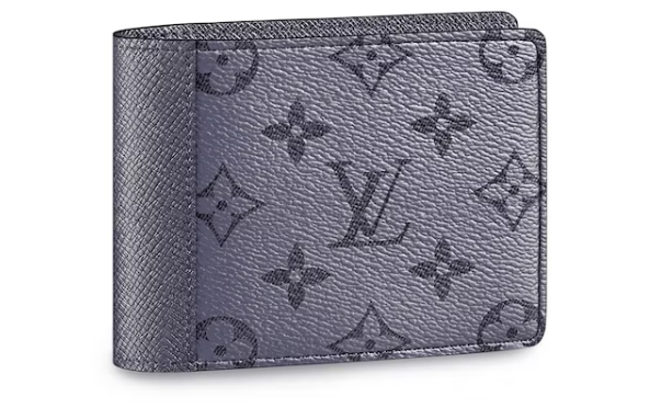 L0vis Vvtt0n Multiple Wallet Monogram Gunmetal Gray