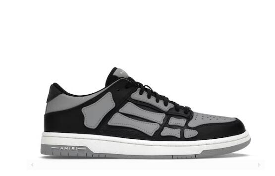 AMIRI Skel Top Low Black Grey