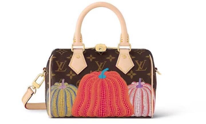 L0vis Vvtt0n LV x YK Speedy Bandouliere 20 Pumpkin Print