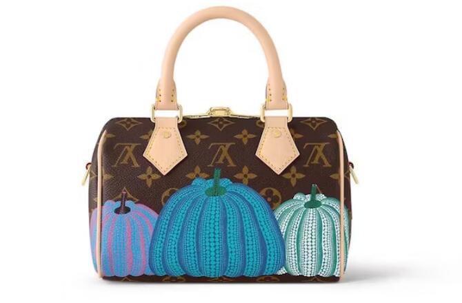 L0vis Vvtt0n LV x YK Speedy Bandouliere 20 Pumpkin Print