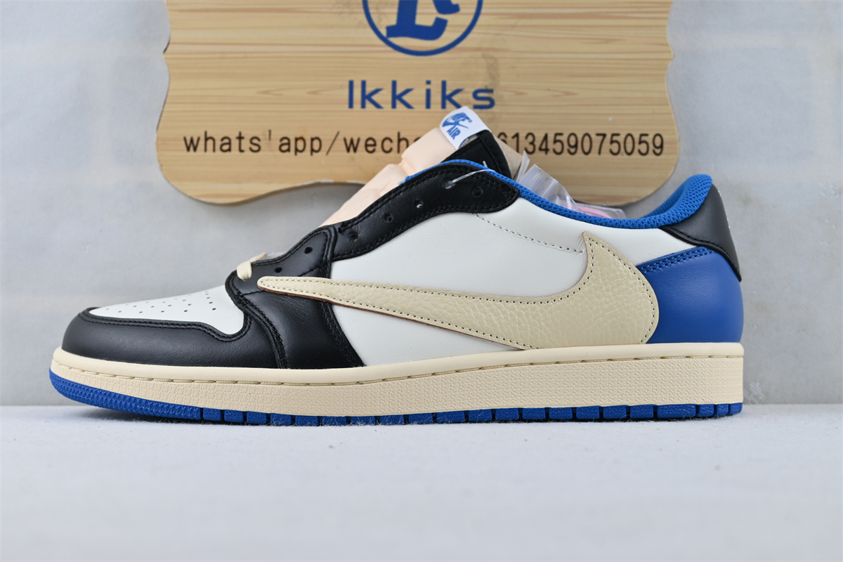 Updated Version Jordan 1 Low Fragment X Travis Scott （Flash Sale )