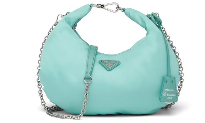 Pra*a Re-Edition 2006 Nylon Bag Jade Green