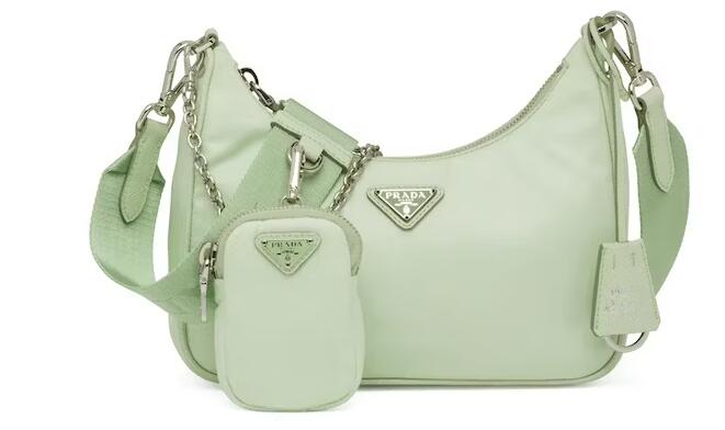 Pra*a Re-Edition 2005 Re-Nylon Bag Aqua