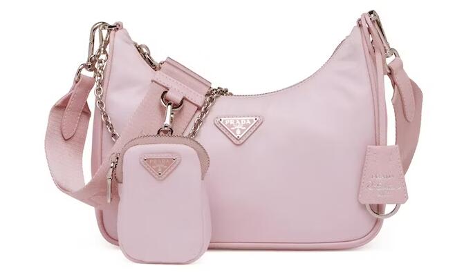 Pra*a Re-Edition 2005 Re-Nylon Bag Alabaster Pink