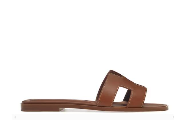 H**me5 Oran Sandal Gold Box Calfskin Leather