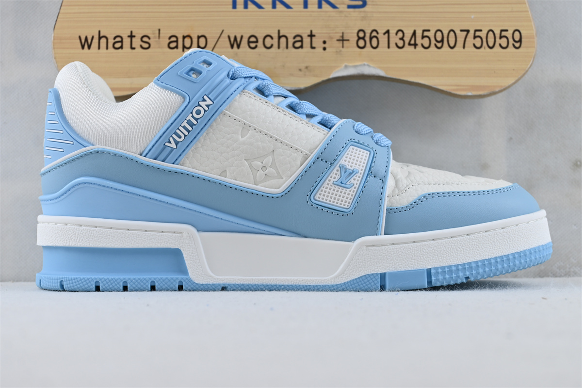 L0vis Vvtt0n Trainer Low White Sky Blue