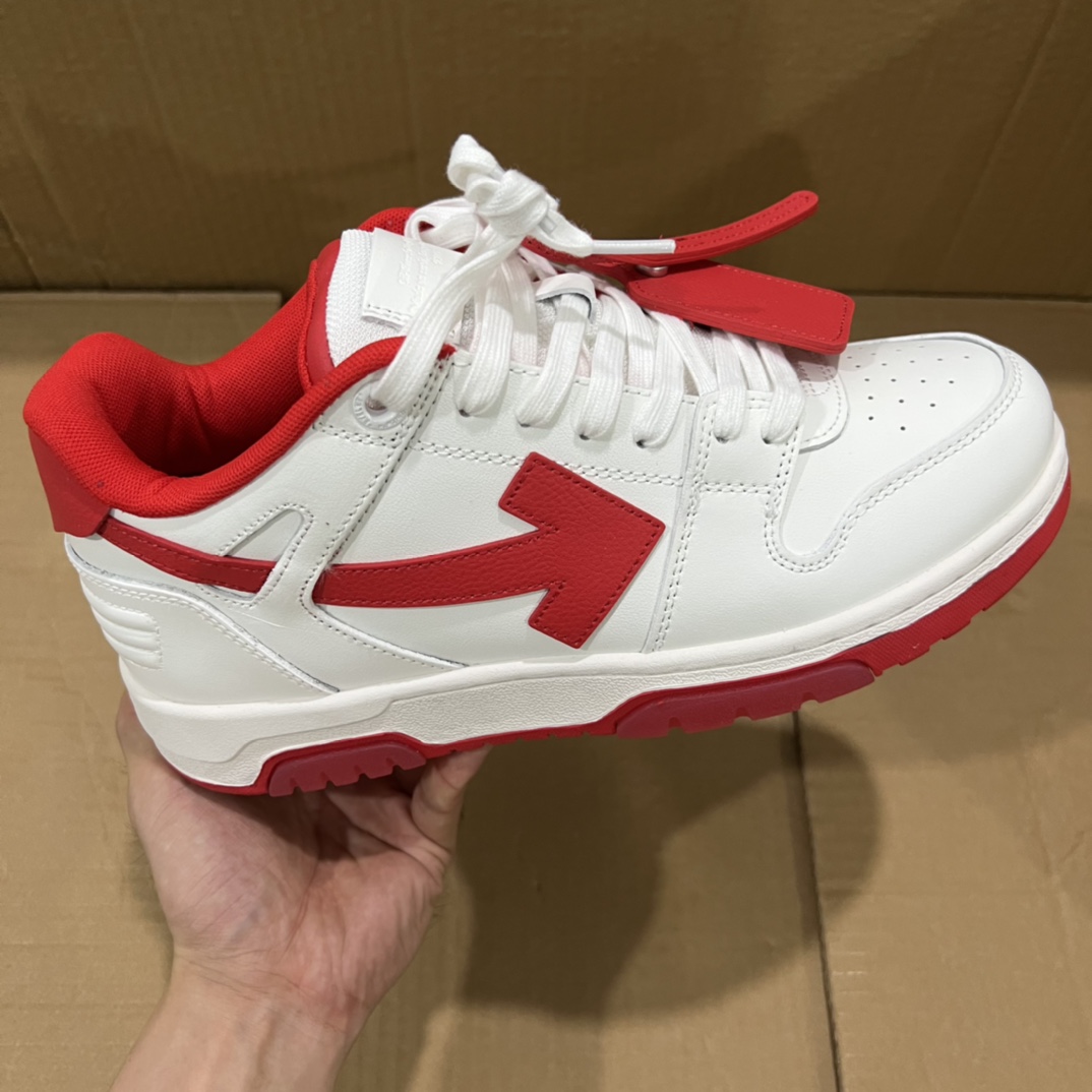 OFF-WHITE Out Of Office OOO Low Tops