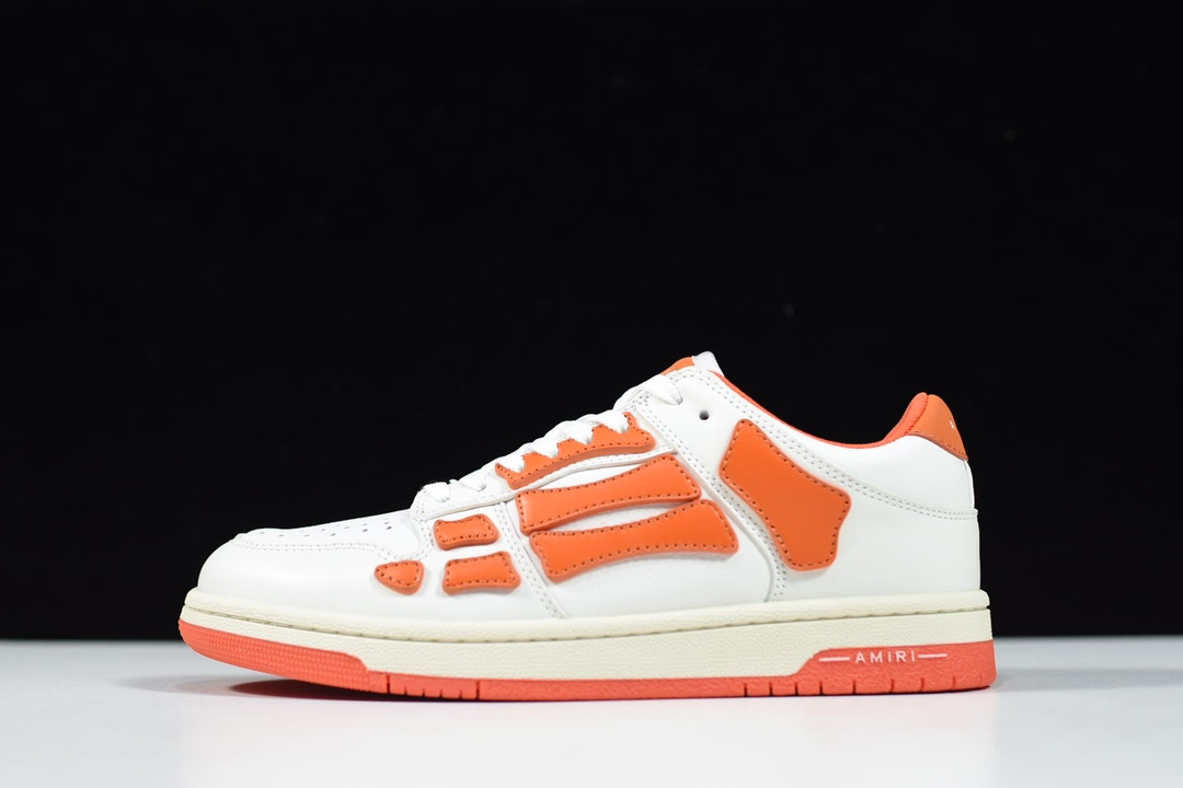 AMIRI Skel Top Low White Orange