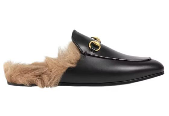 Gvc*1 Princetown Slipper Black 2015 ReEdition Leather