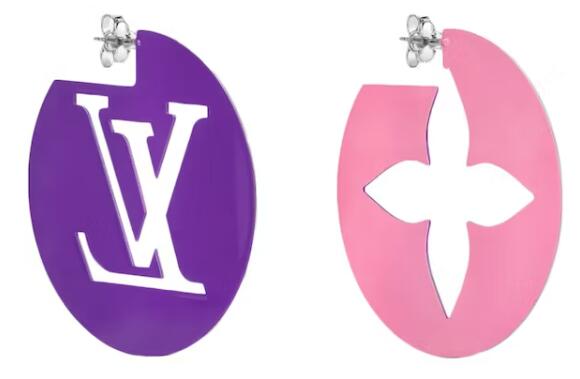 L0vis Vvtt0n Perfect Match Earrings Pink/Purple