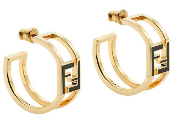 F**di by Marc Jacobs Forever F**di Circular Earrings Gold-Colored Earrings