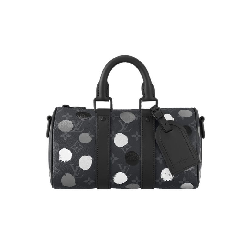 L0vis Vvtt0n x Yayoi Kusama Keepall25 Monogram Eclipse Black/Silver