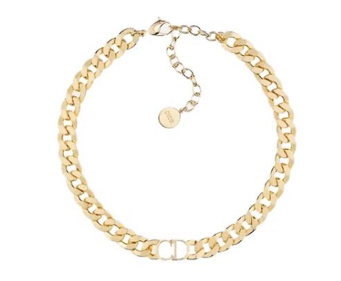 D10r Danseuse Etoile Chocker Necklace Gold Finish