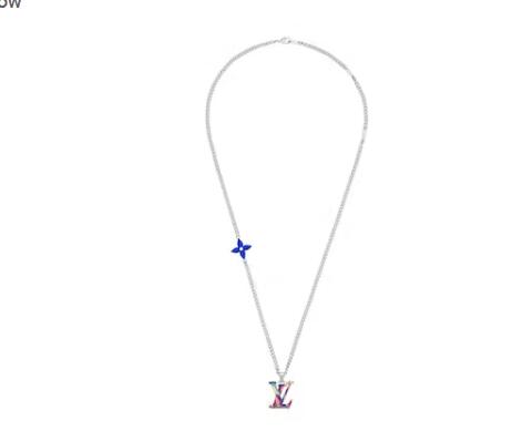 L0vis Vvtt0n LV Psychedelic Necklace Rainbow