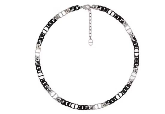 D10r by Birkenstock CD 1947 Necklace Black/Silver-Finish