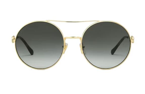Gvc*1 Round Frame Sunglasses Gold