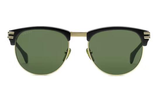 Gvc*1 Square Frame Sunglasses Black/Gold